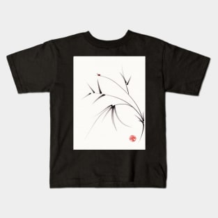 "Sugar Plum"  ink brush painting on paper Kids T-Shirt